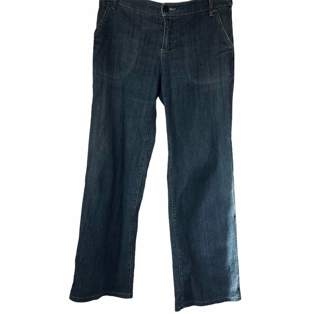 BCBGMaxAzria Sam Downtown dark wash straight leg jeans size 28